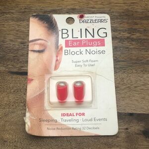 Dazzlears Bling Ear Plugs BLOCK NOISE New!